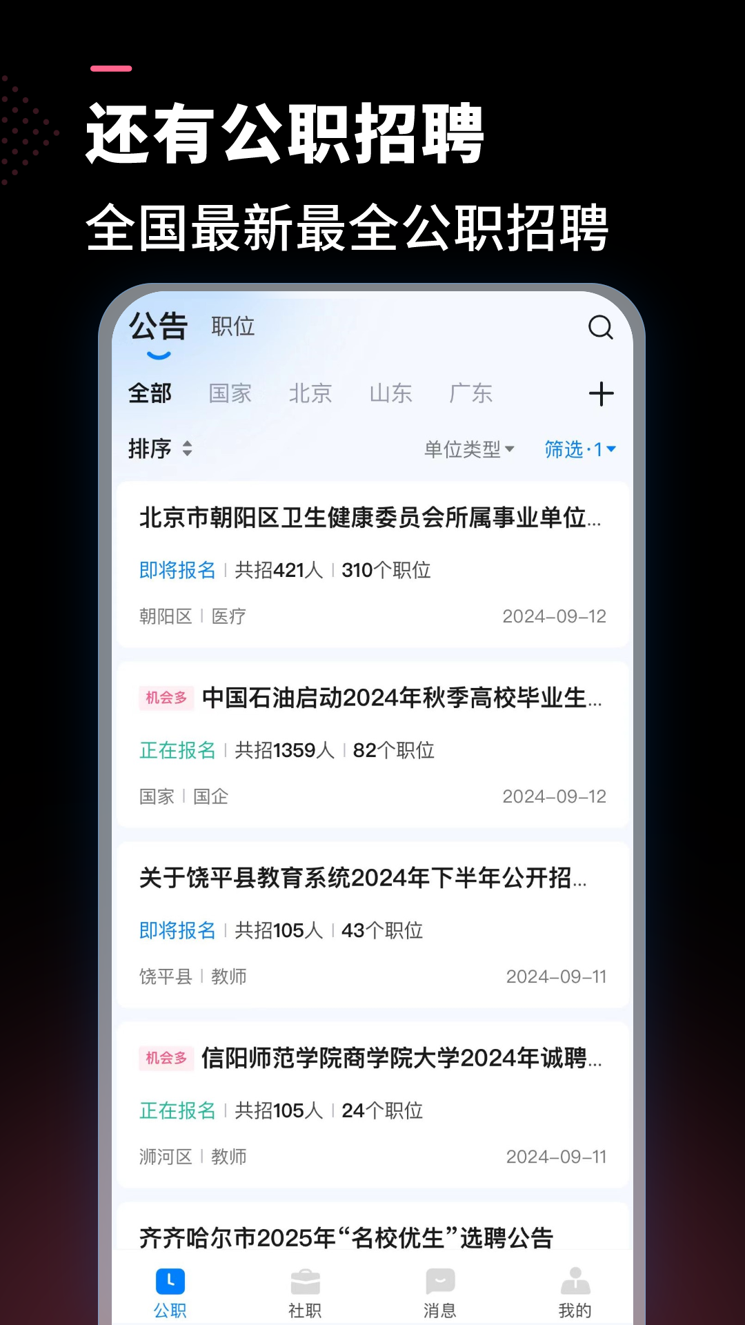 公聘截图