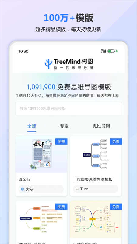 树图思维导图截图