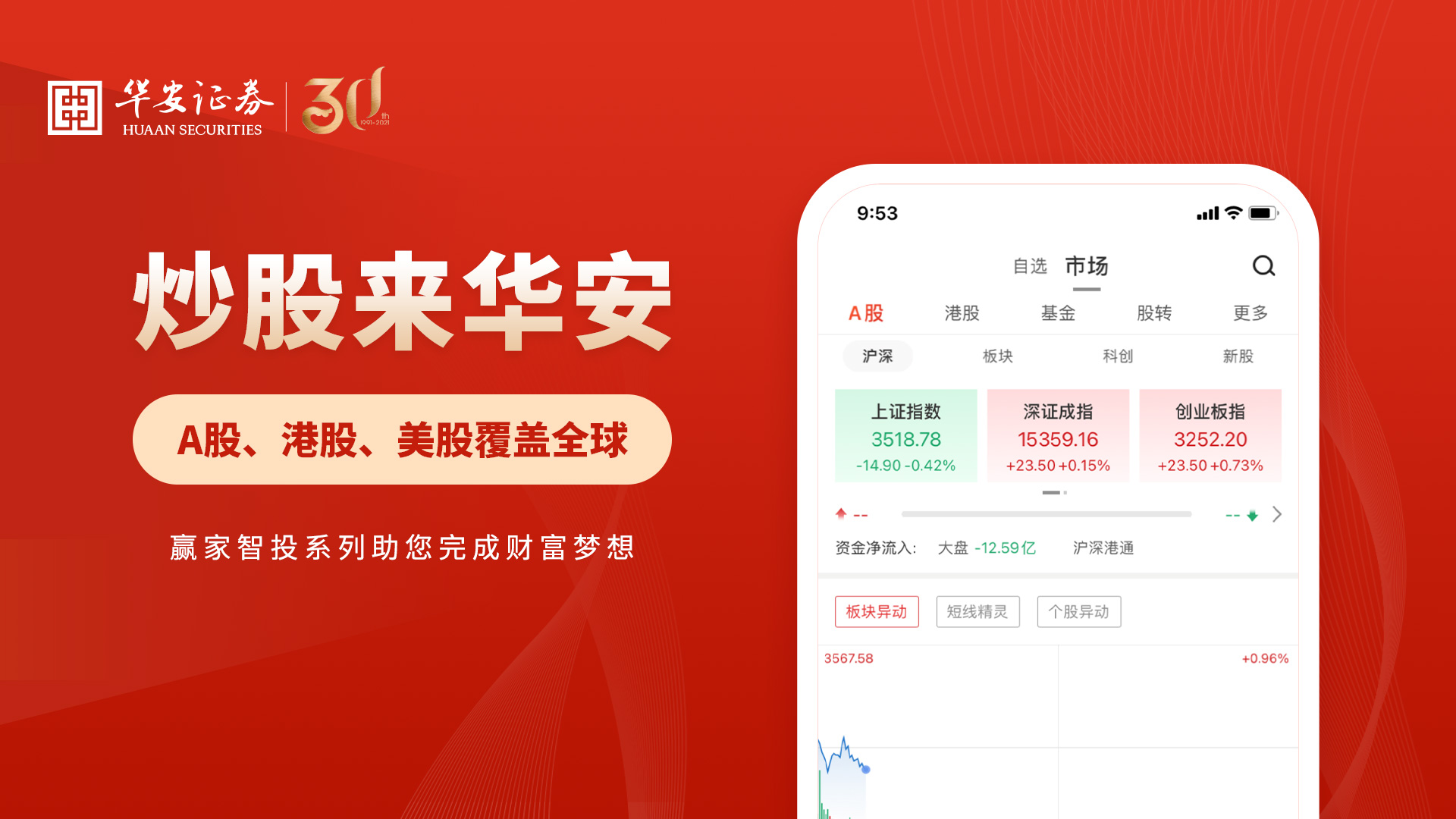 华安证券截图