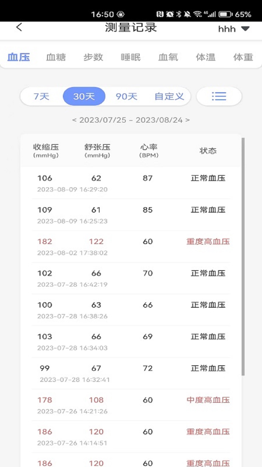 橙子健康截图