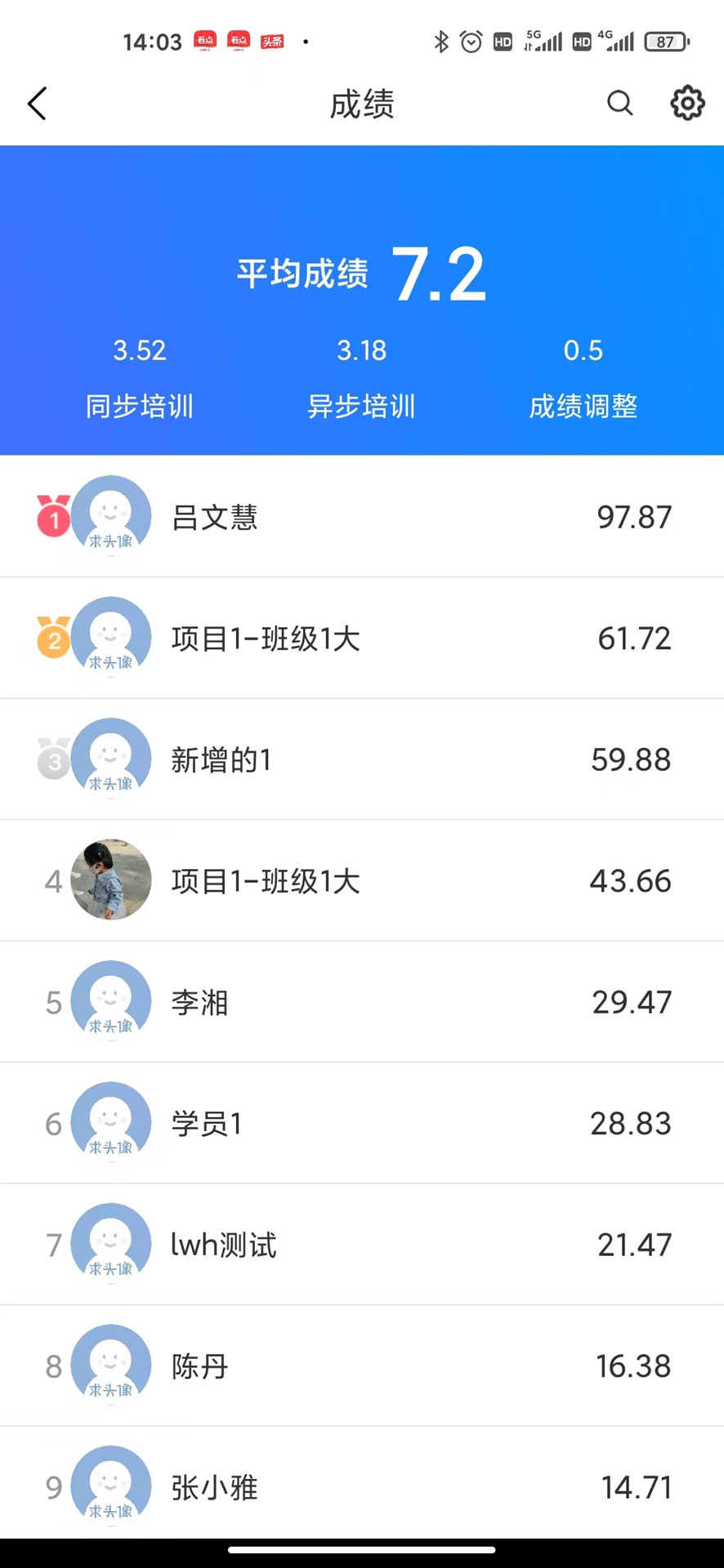 一品学堂管理端截图